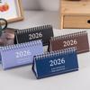 Coil Mini Calendar Desktop Decoration English Calendar Simple Daily Planner  Gifts