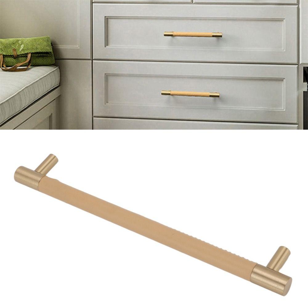 Center To Center 224mm Pull Handle Brass Cupboard Handle Bar Drawer Pull Handle Kitchen Cabinets