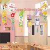 June 1st Children's Day Classroom Decoration Banner and Hanging Ornaments