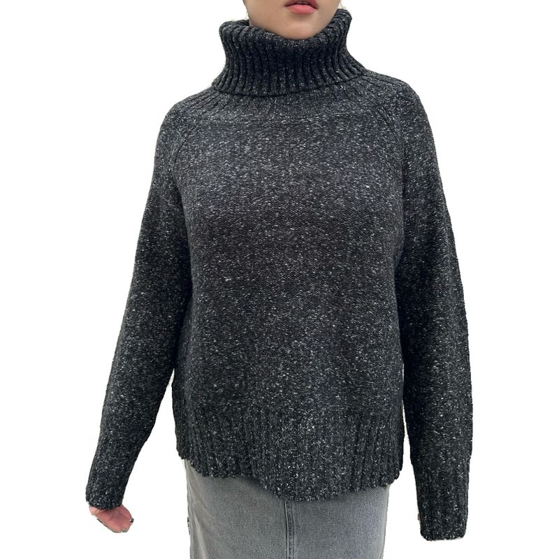 30% off Miss Biggie European and American Plus size Slimming Versatile Soft Glutinous Arabesquitic Fabric Loose Lapel Long sleeve Sweater