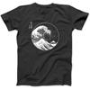 Die Große Welle vor Kanagawa Hokusai Japanische Kunst T-Shirt TRU Herren Damen Tanktop Sweatshirt Hoodie Langarm Schwarz