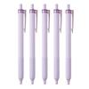 Tombow Pencil Monograph Light Ballpoint Black Smoky Purple Oil-Based Pen, 0.5mm, Ink, Barrel, 5-Pack (BC-MGLE95-5P)