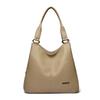 Large Capacity Solid Color Hasp Casual Tote Bags Hot Sale Simple Casual Versatile Bag Commuting Durable Women's Shoulder Bags