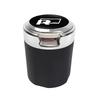 T312026 Hot VOLKSWAGEN Car Interior Ashtray Portable Garbage Box Storage Barrel For VW RLine Golf Tiguan Jetta Transporter Passat P
