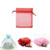 Elegant And Sheer 10pcs Drawable Organza Bags For Wedding Party Favors And Gifts
