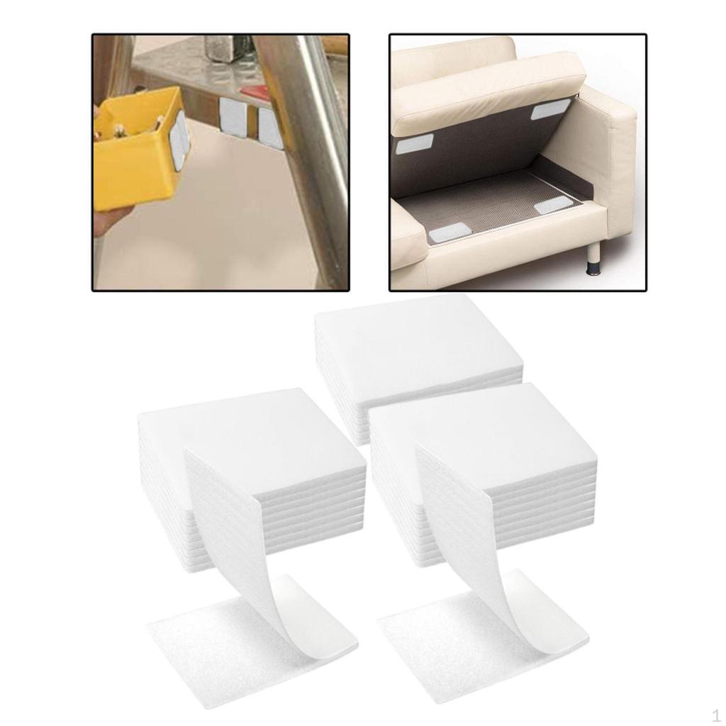 Hook and Loop Tape Fastener Strip Interlocking Mounting for DIY Projects Office Carpets