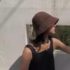 Natural Straw Summer Hat Packable Travel Handwoven Bucket Caps Sun Protection Beach Accessory