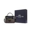 COACH Leather Shoulder Bag , Crossbody Bag , Handbag Small Women's Brown Black (Unisex) Handbags CF322 IMOSN