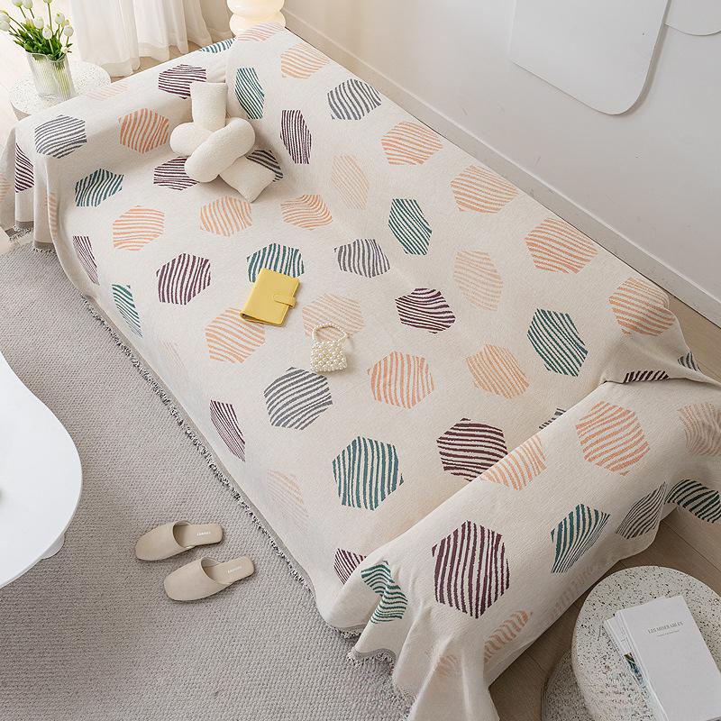 Sofa Towel for All Seasons Ins Style Abstract Anti-cat Scratch Sofa Cover Cloth Full Cover Sofa Blanket Sofa Cover Dustproof