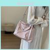 Large Capacity Women's Summer Bag 2023 New Style Shoulder Bag High-end Texture Popular Street Fashion Pu Material