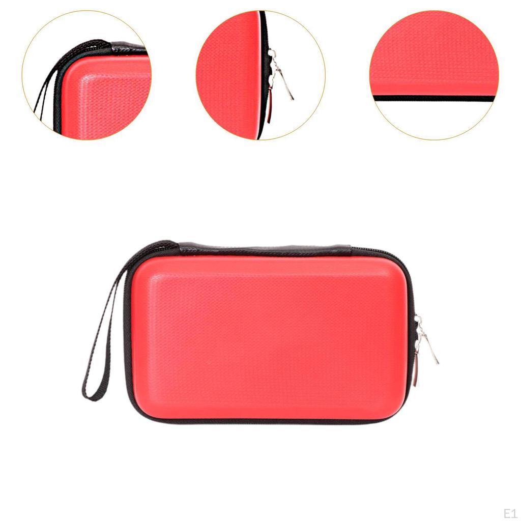 Cable Bag for Headphones, Shockproof Hard Case, Storage Headphone Cables , Phone, Camera