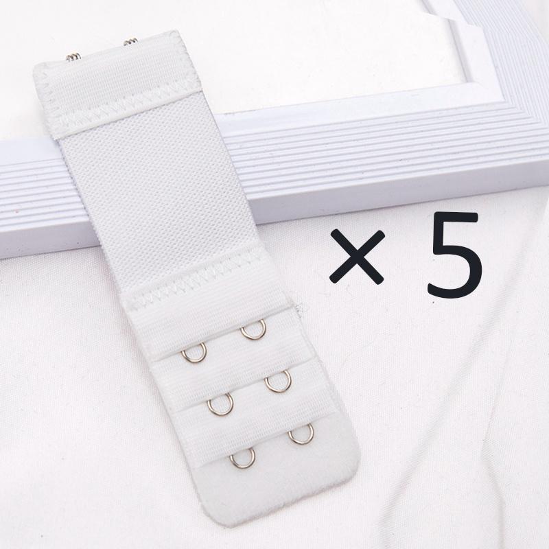 5Pcs/set 2 Hook Bra Extender for Women's Elastic Bra Extension Strap Hook Clip Expander Adjustable Buckle Intimates Accessories