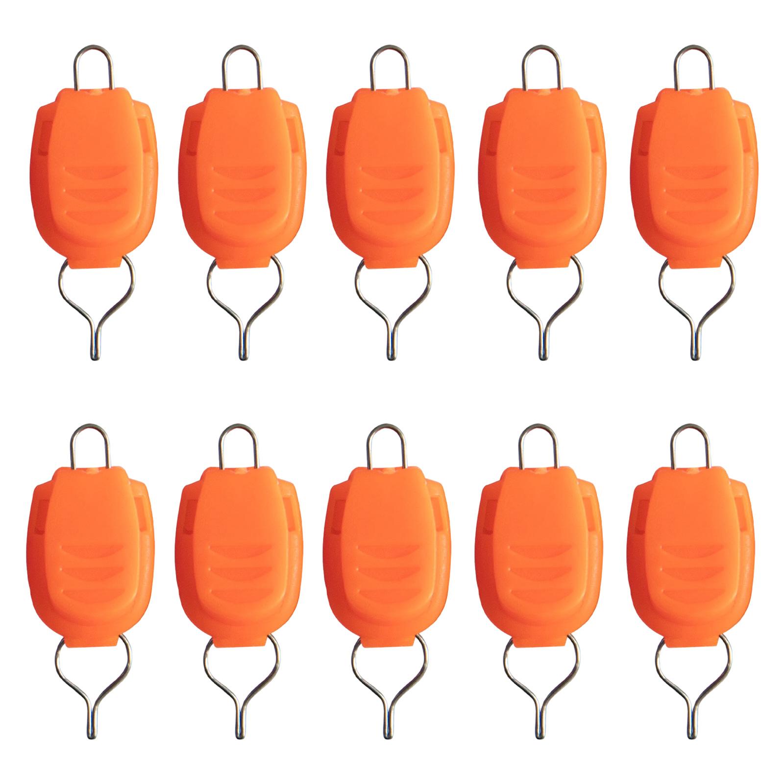 

10 шт. портативный фиксатор лески катушка для заброса приманки держатель лески пряжка держатель лески клипса рыболовное снаряжение