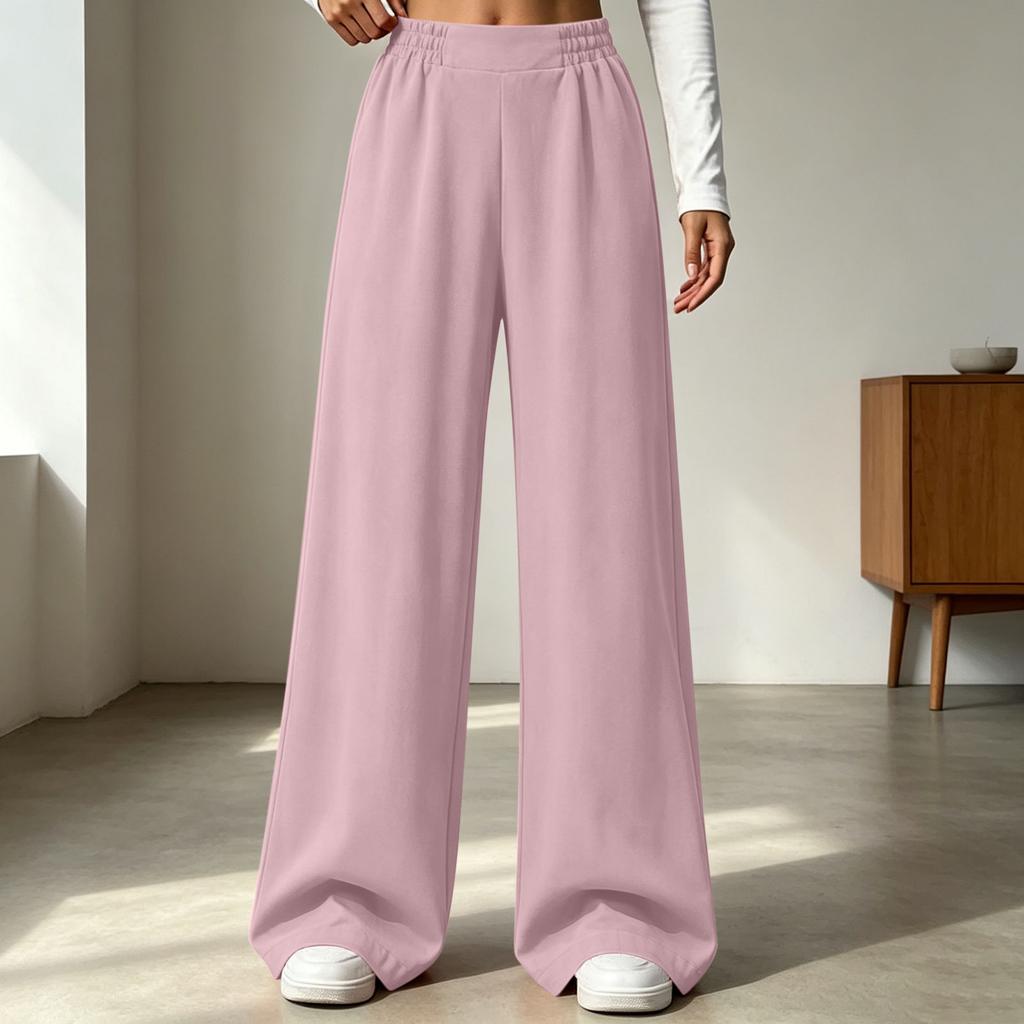 Women's Casual Elastic Waist Jogger Pants for and Workout
