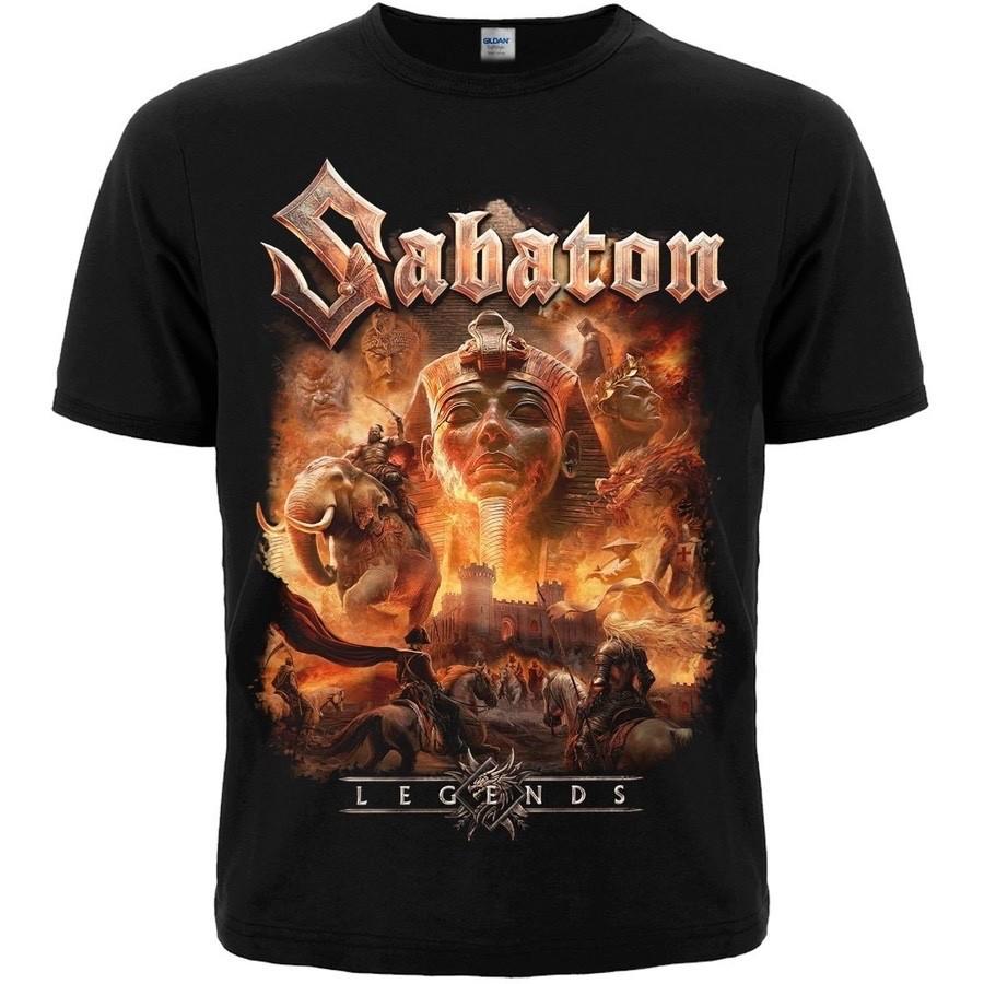 

Sabaton Legends Black T-Shirt powerwolf Judas Priest Unisex T-Shirt XL