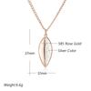 Luxury Glossy Metal Flower Big Pendant Necklace For Women  Rose Gold  Color Mix Daily Fine Vintage Jewelry