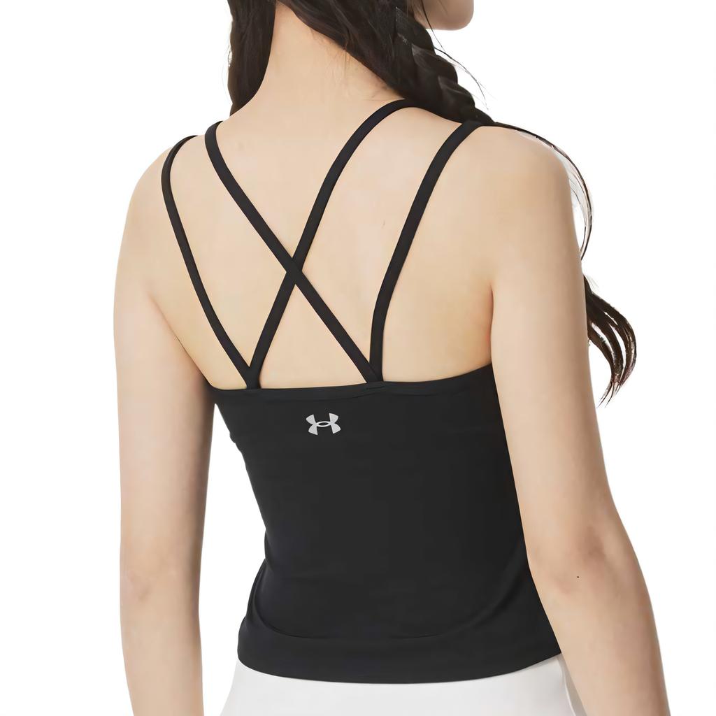 Under Armour Comfortable Soft Skin-Friendly Fashion Yoga Tank Top Women Tops 1390529-001