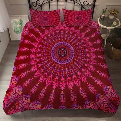 Set Biancheria da Letto di Lusso Colori Classici Mandala Misura Super Set Letto Bohemien King Queen Full Set Copripiumino Biancheria da Letto Boho Doppio