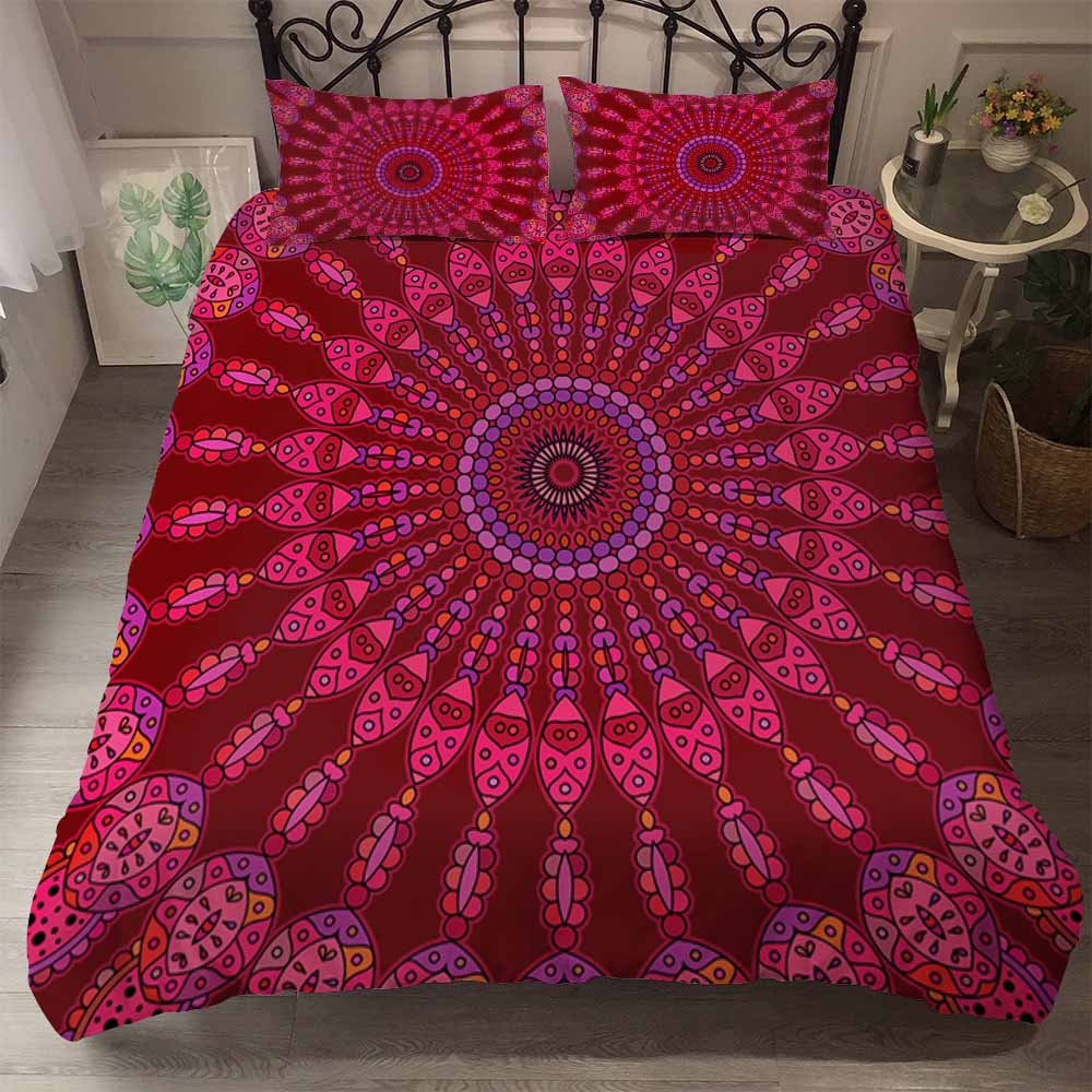 Luxury Bedding Set For Mandala Classic Colors Super Size Bohemian Bedset King Queen Full Duvet Cover Sets Boho Bedclothes Double