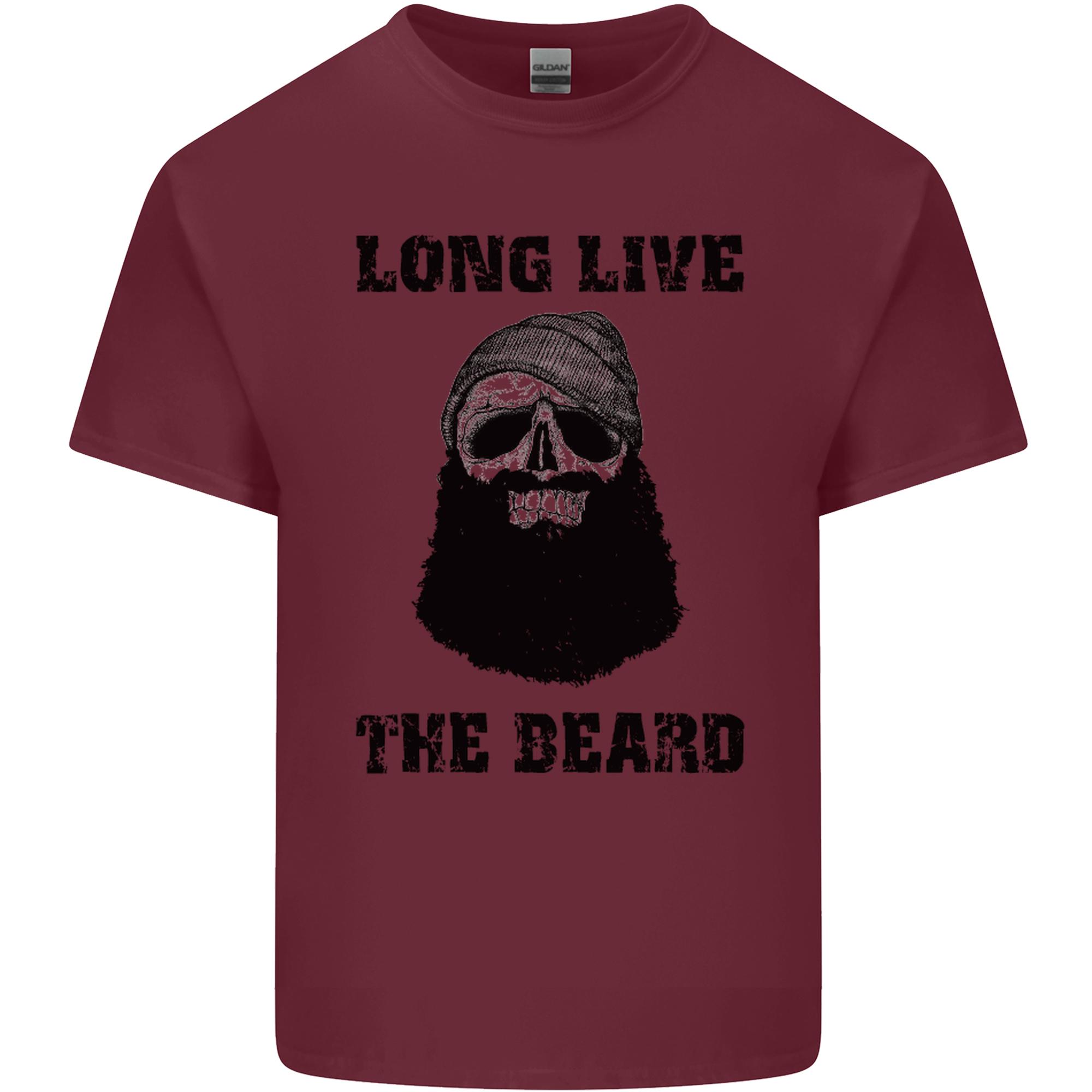 Long Live the Beard Unisexs Light Cotton TShirt S