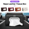 Leather Car Tissue Box Seat Hanging Tissue Case for Chery Tiggo 7 Pro 4 3 T11 5 8 Pro Gx Fulwin 2 QQ 3X IQ A3Armrest Kleenex Bag Z1