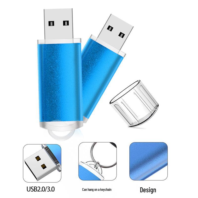 Multi-Color USB Flash Drive - 128MB To 4GB, Metal Design, Encrypted, Perfect for Gifts