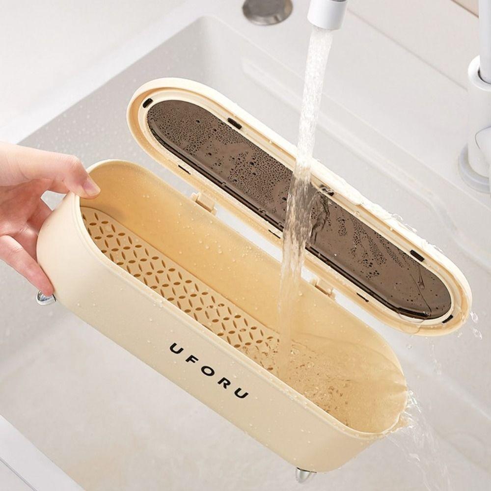 Plastic Chopstick Organizer With Drain Tray Cutlery Storage Box High Quality Chopstick Box