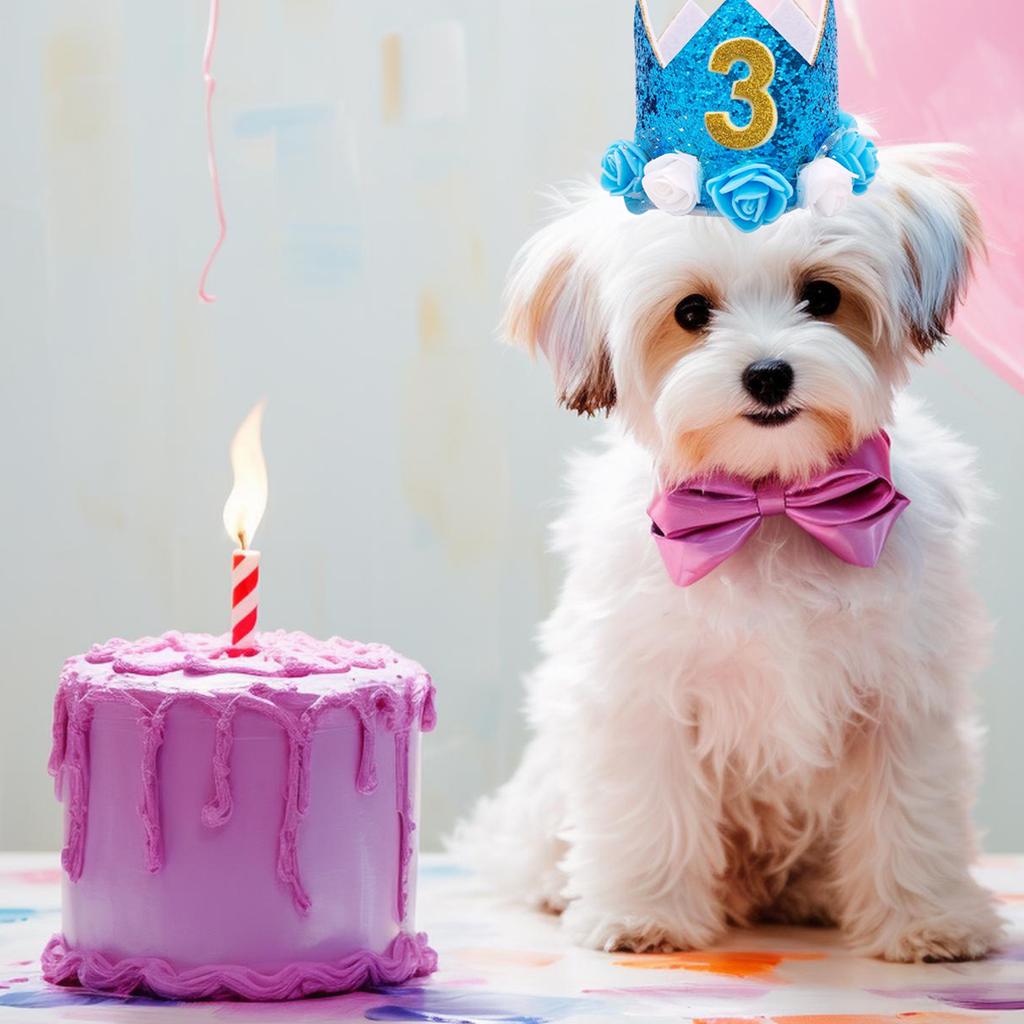 Dog Birthday Crown Hat Decoration Choice For Dog Birthday Party Crown Dog Birthday Party Decorations