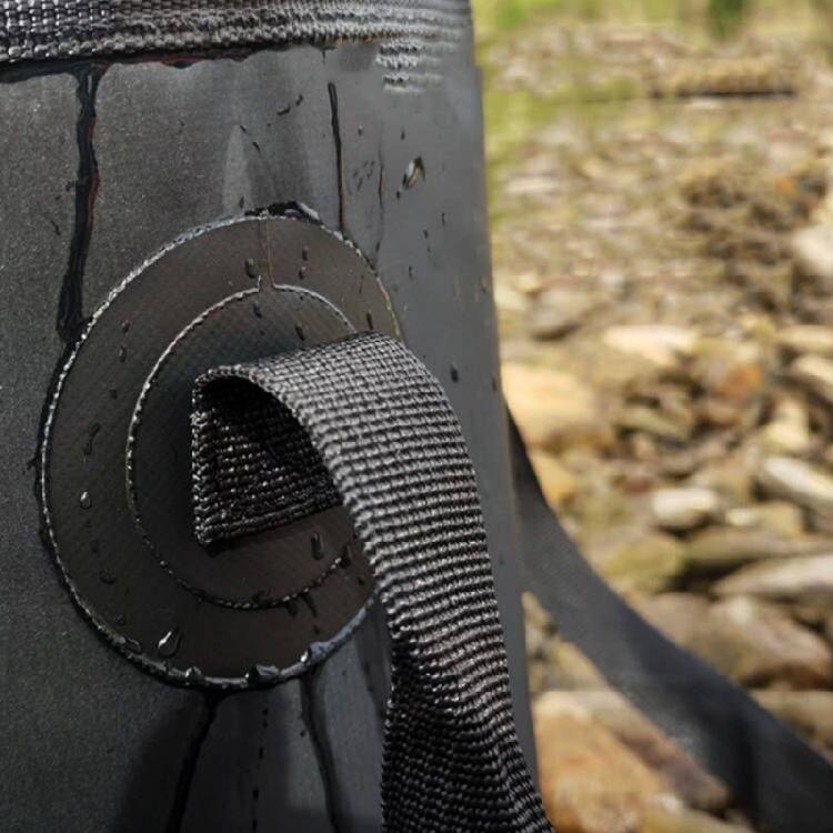 Cubo Plegable de Plástico Portátil Bolsas de Almacenamiento de Agua a Prueba de Fugas Ahorro de Espacio