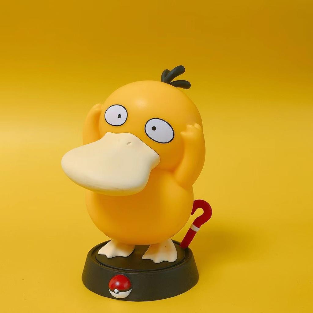 7-12cm Pokemon Anime Cute Figure Doll Prone Position Psyduck Cartoon Car Decoration Action Collect Model Kids Toys Gift