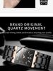 Men's Square Quartz Waterproof Business Watch, Automatic & Non-Mechanical