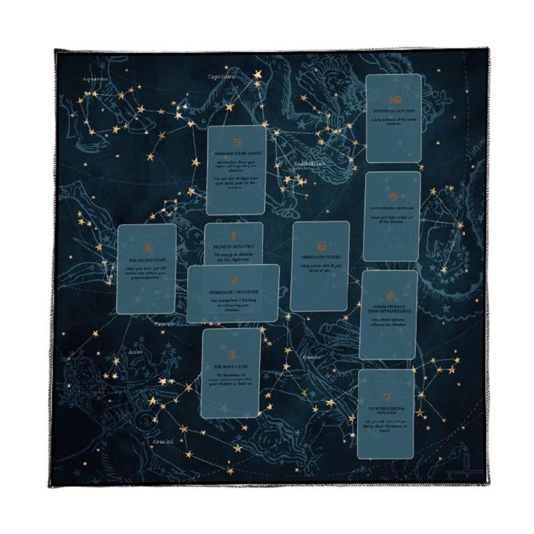 Divinations Tablecloth Reading Card Astrologys Tarots Cards Tablecloth Altars Cloth Divinations Board Game Accessories