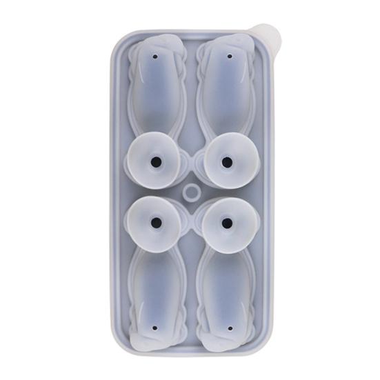 Ice Cube Grid 3D Pet Dog Shape Food-grade Silicone Ice Mold Dishwasher Safe Slow Melting Cocktail Ice Mold