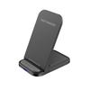 15W Foldable Dual-Coil Desktop Wireless Charger with Heat Dissipation, Customizable Logo