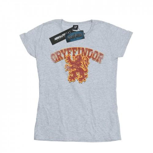 

Harry Potter Womens/Ladies Gryffindor Sport Emblem Cotton T-Shirt XXL білий