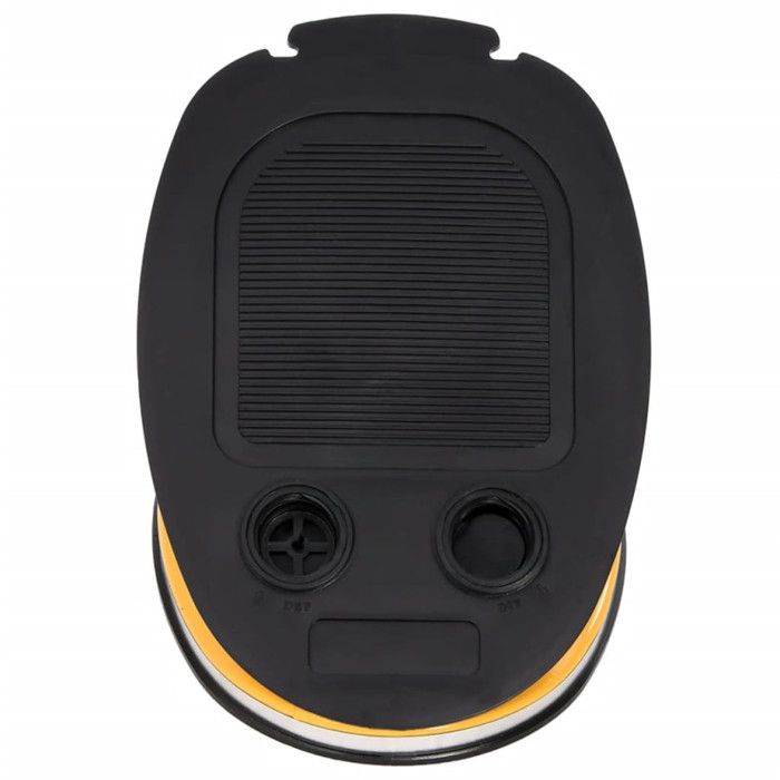 Pompe à pied - vidaXL - 92726 - 21x29,5 cm - PP et PE - Gris et jaune
