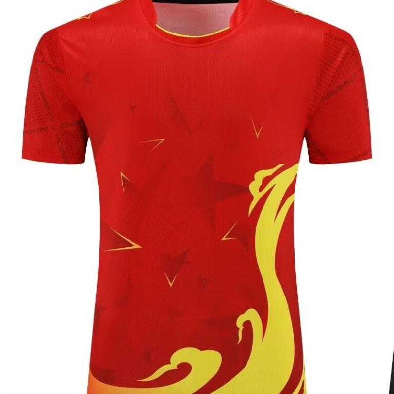Quick-Dry Sports Jersey Set Kids Adults - Badminton Tennis Volleyball Table Training Uniform