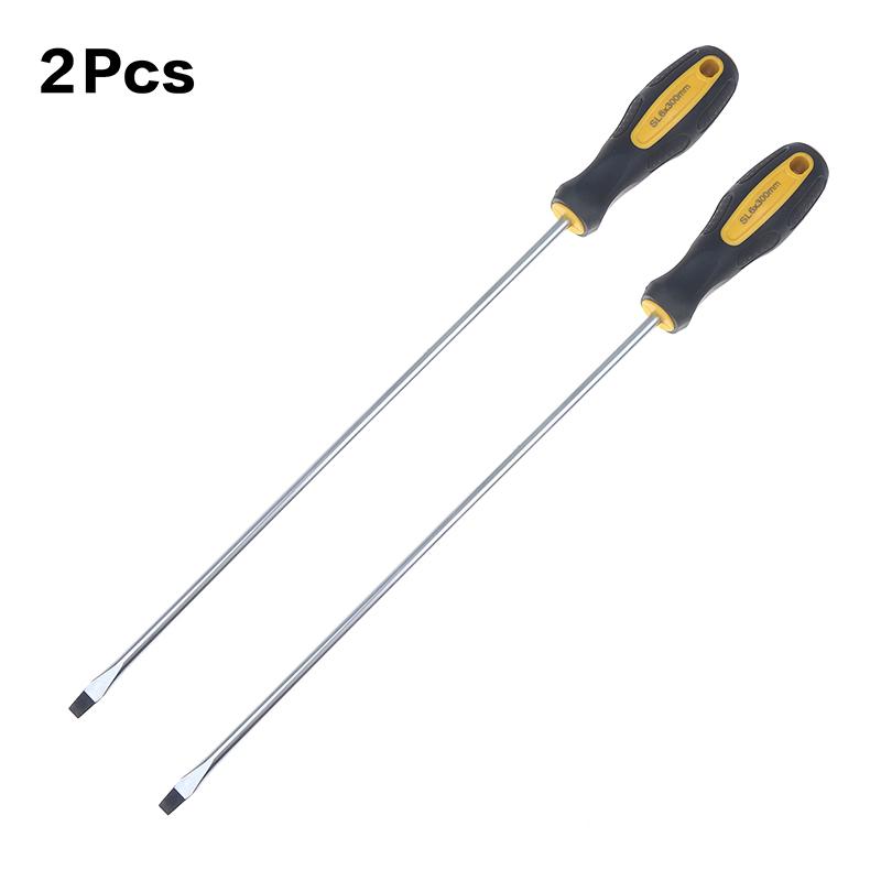 Long Handle Screwdriver Slotted Cross Head Magnetic Screwdriver Bits Anti Slip Manual Tools Screw Driver Bolt DriverHot Sale