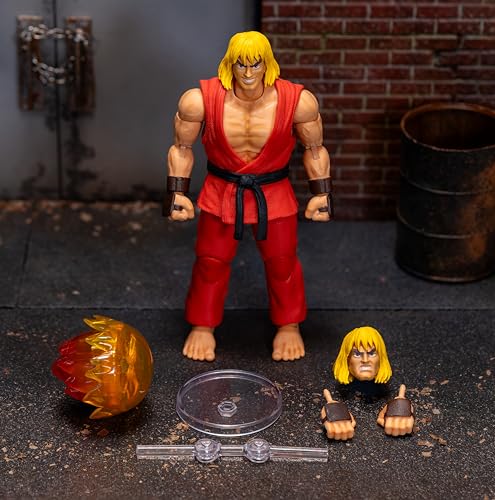 Street Fighter II 6-inch Ken Figure Action Figure Toy for Kids and Adults