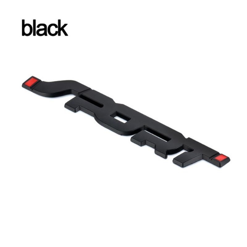 Car Accessories Sticker Styling Metal 3D Chrome Black Auto Car Trunk Racing Sport Word Letter Logo Emblem Badge Decal Sticker