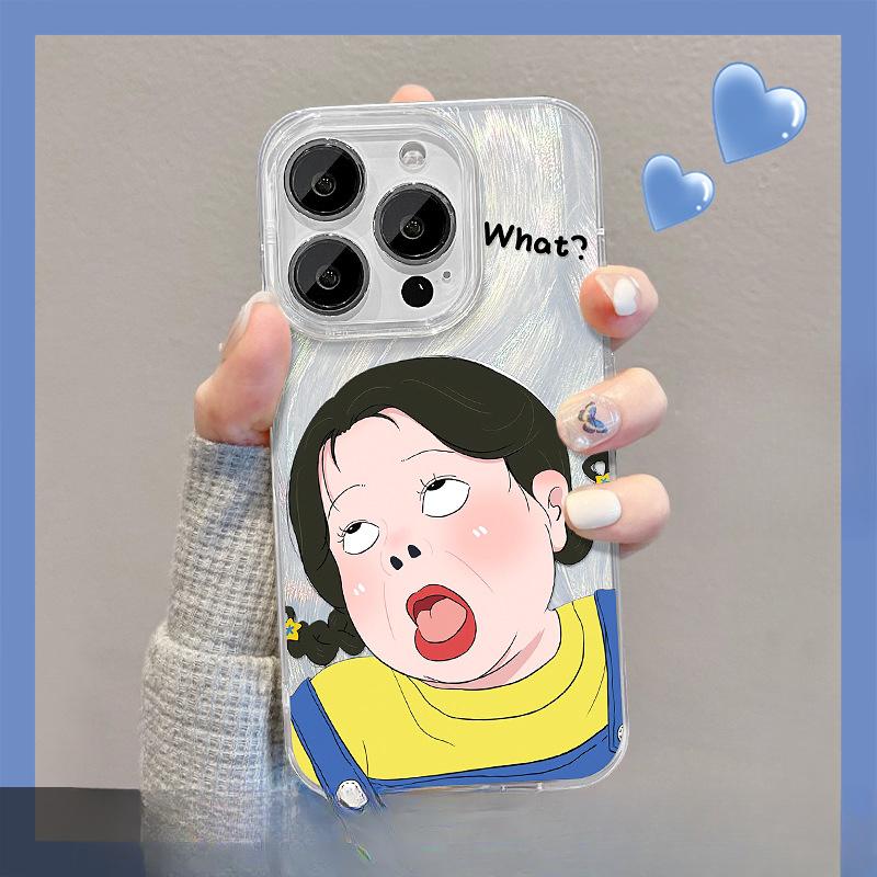 

Применимо к Huawei P70 Чехол для мобильного телефона Vivos17 Funny Girl Stand Oppo Feather Saint Cute Cartoon Xiaomi 13 Hard Redmi Note 12 Turbo