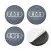 For Audi  A5 4Pcs 56mm Car Wheel Hub Cap Center Sticker Emblem Badge Decal Accessories For Audi A1 A3 A4 A5 A6 A7 Q3 Q5 Q7 RS3 RS4 RS5 S3 S4