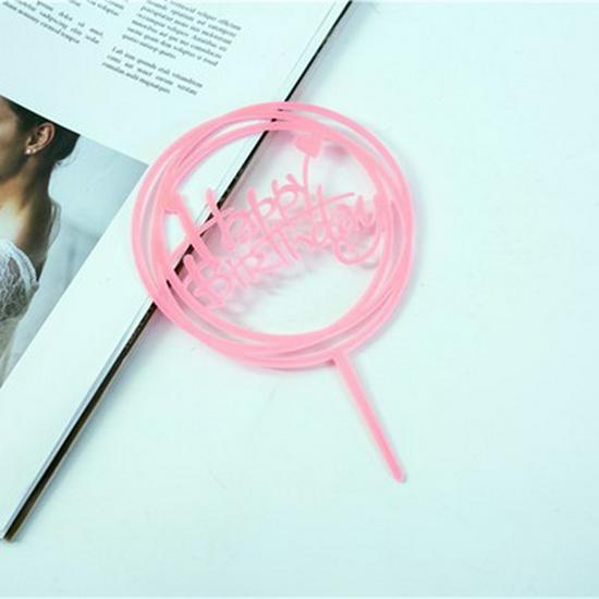 Food Grade Acrylic Cake Inserts for Birthday Wedding Decor