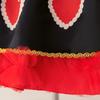 Kinderen Rood Hart Koningin Kostuum Jurk - Formele Prinses Cosplay voor Halloween en Toneel