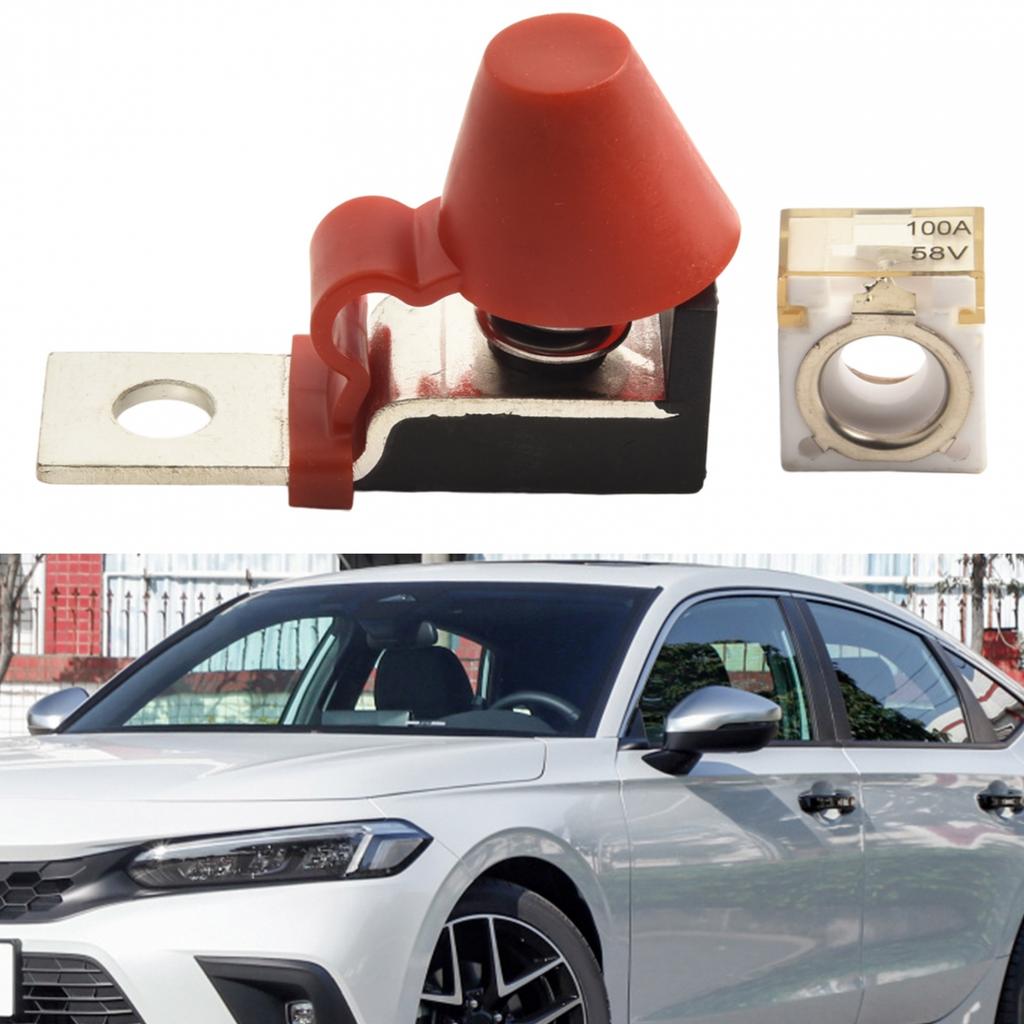 Porta-Fusível de Bateria 100A 150A 200A 250A 300A 58V CC Proteção de Circuito