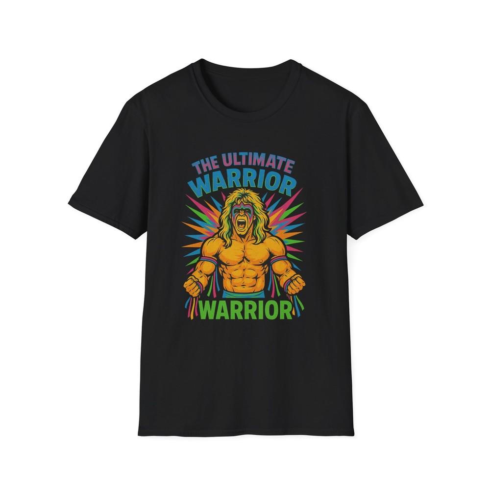 

Ultimate Warrior T-Shirt – Retro WWE Legend Tee with High-Energy Design 4XL