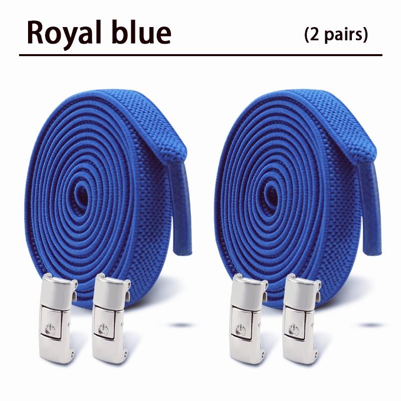 Elastic Laces Sneakers Tennis No Tie Shoe laces Lock Shoelaces without ties Kids Adult Flat Shoelace Shoes Accessories 2Pair
