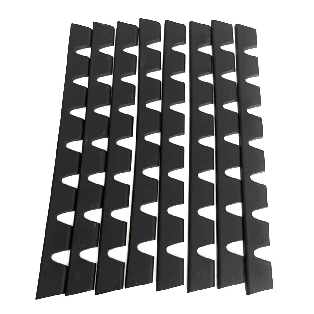 8pcs Universal Car Bumper Guard Anti-Scratch Kit Scrape Protector Skid Plate Car Front Lip Anti-collision Strip For Cars Trucks