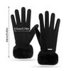 Waterproof Cold-proof Gloves Windproof Touch Screen Gloves Cute Winter Warm Gloves  Cold Weather