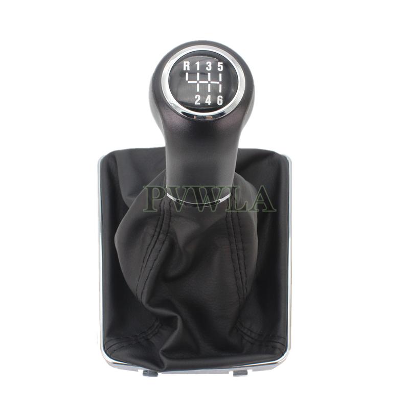 Car-Stying 5/6 Speed Car Stick Gear Shift Knob With PU Leather Boot For OPEL ASTRA H 2004 2005 2006 2007 2008 2009